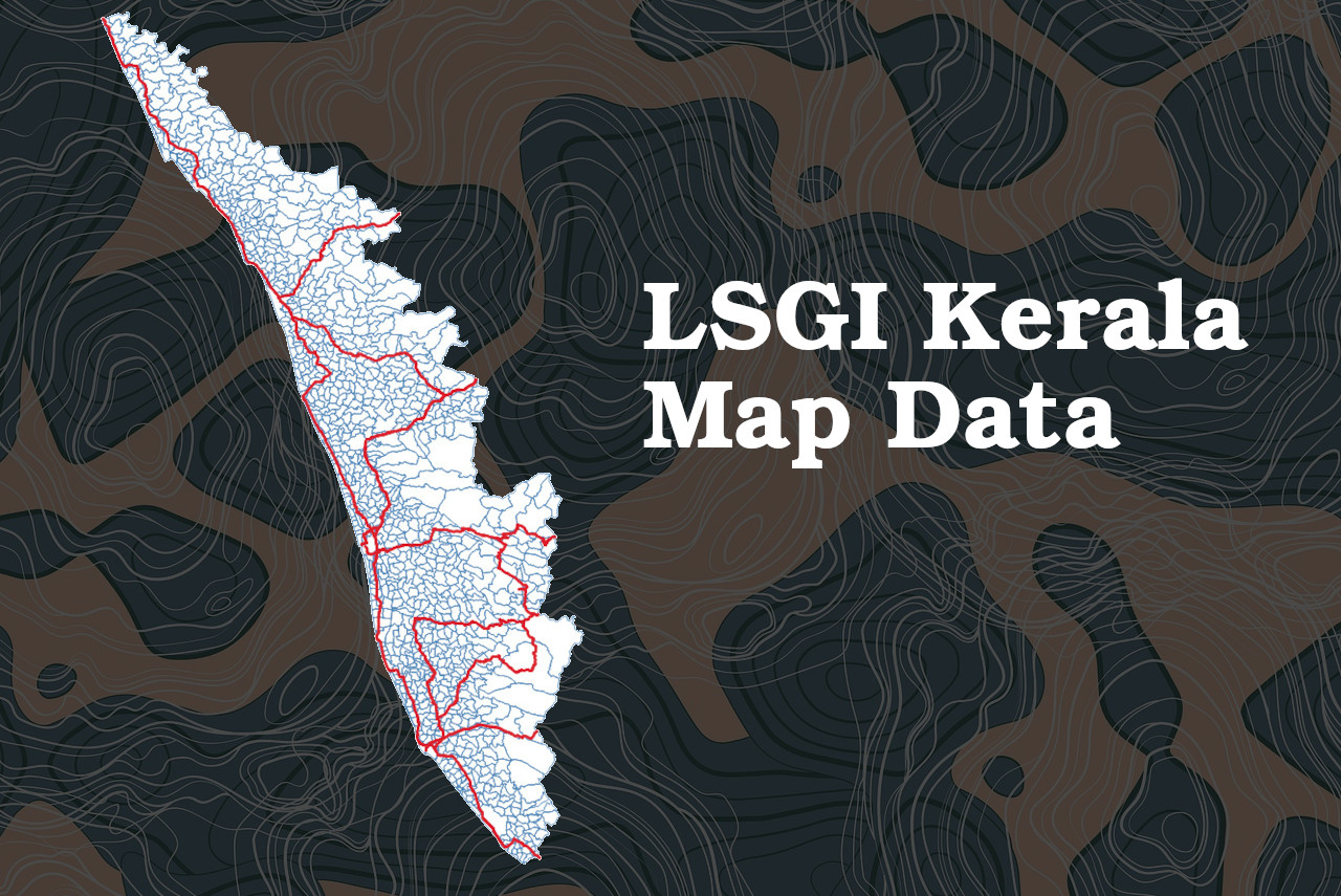 Releasing LSGI Kerala Map Data